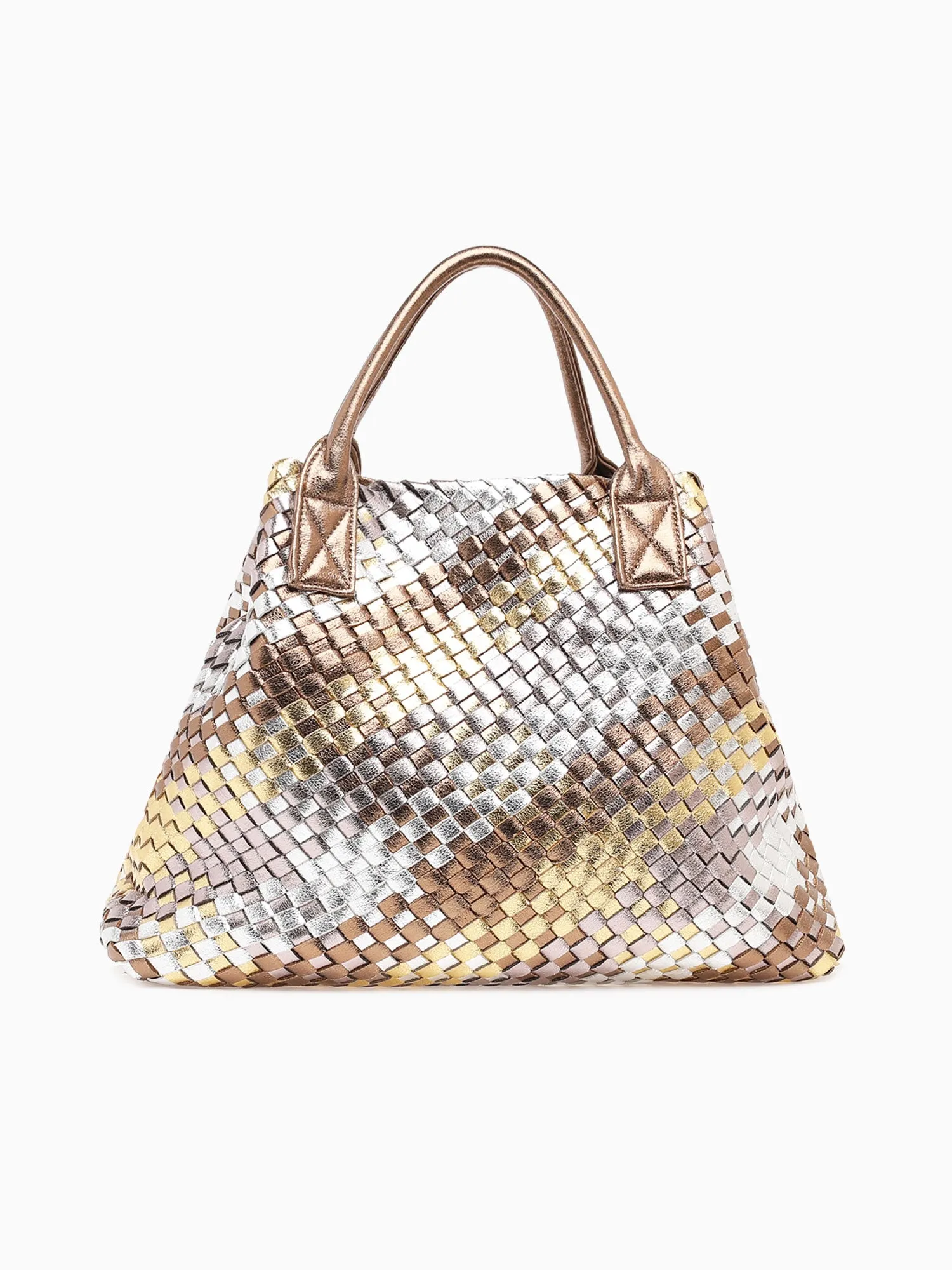 1904 Woven Tote Multi Met