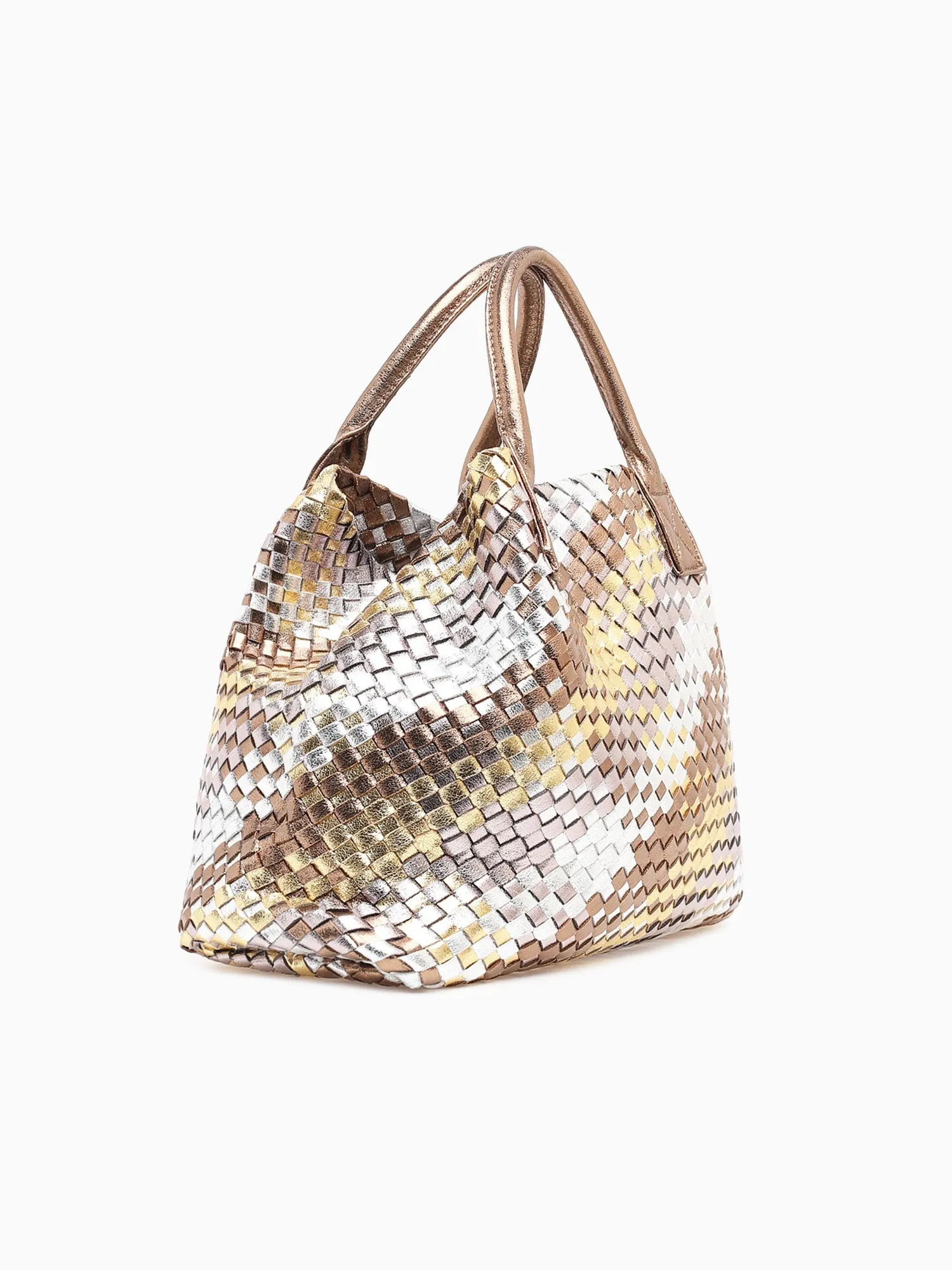 1904 Woven Tote Multi Met