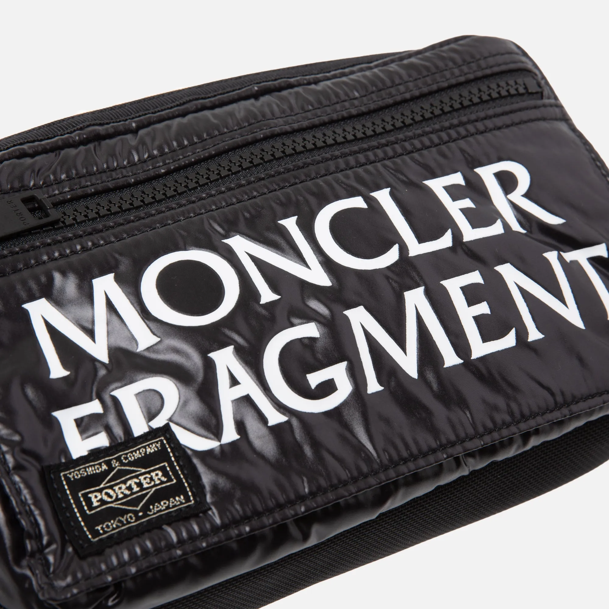 7 Moncler Fragment Shoulder Pouch - Black