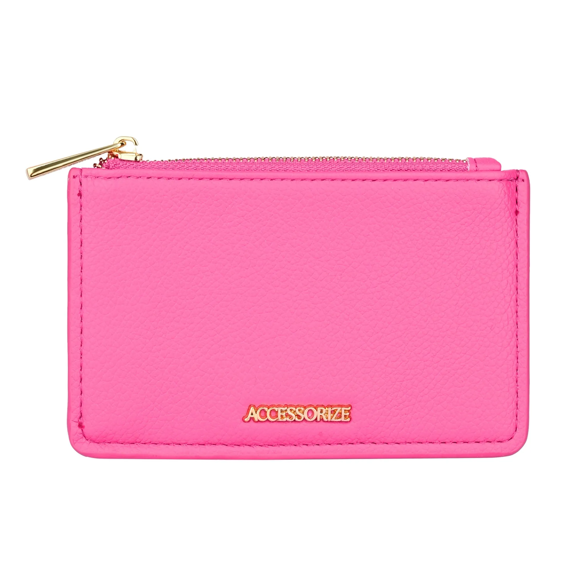 Accessorize London Women's Fuchsia Classic Cardholder