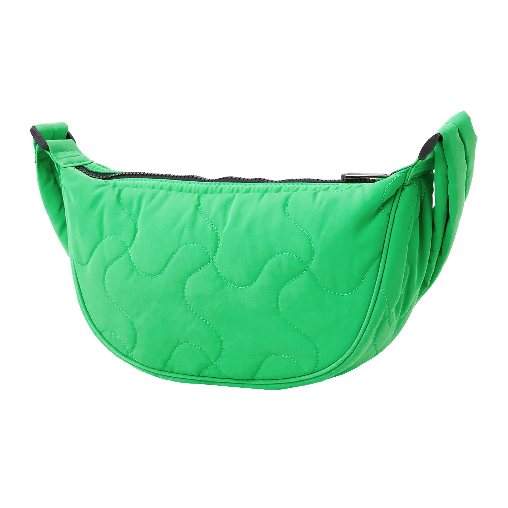 Accessorize London Women's Green Quilted Cross-body Bag