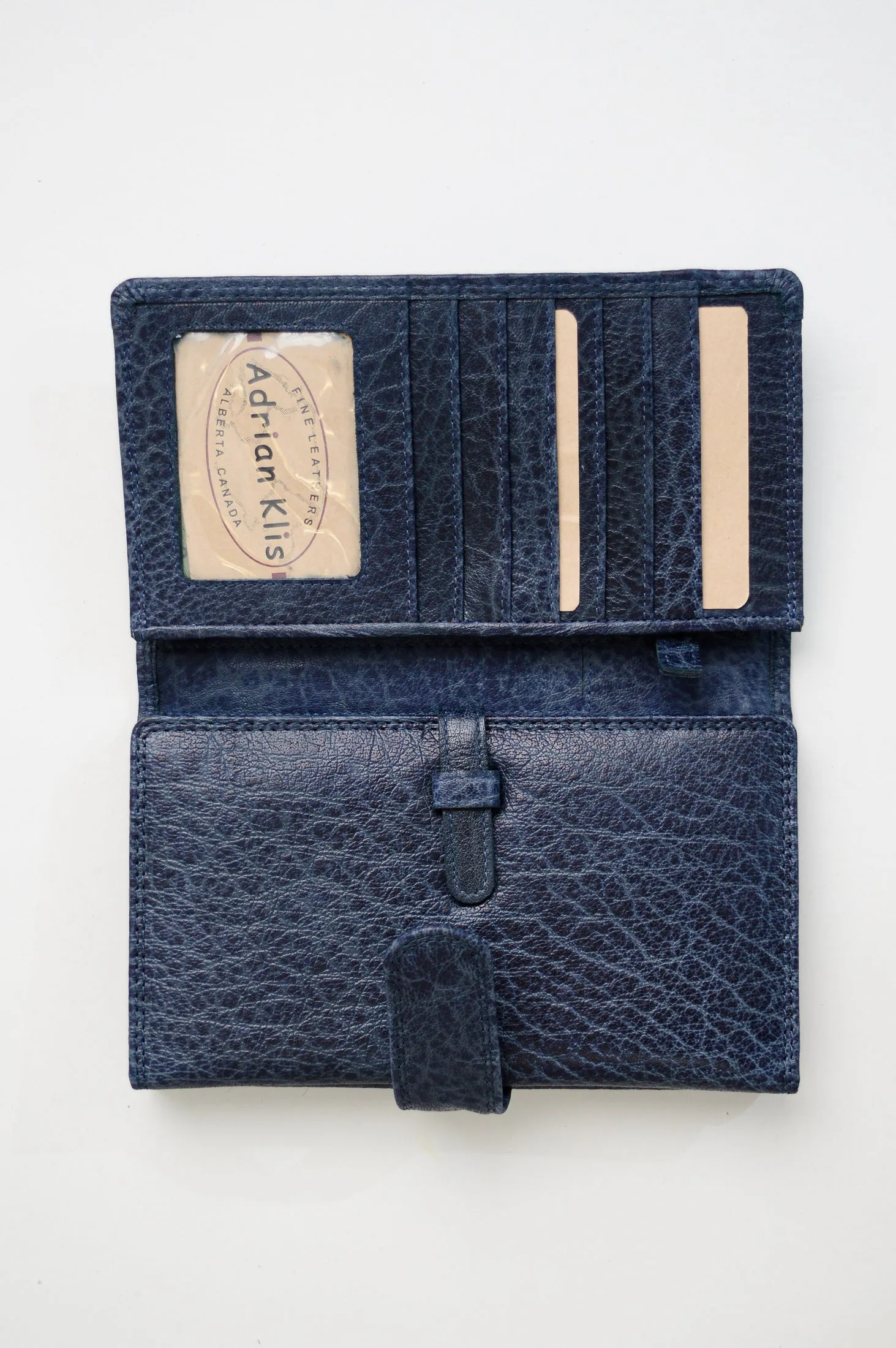 Adrian Klis 101 Ladies Wallet, Blue, Leather