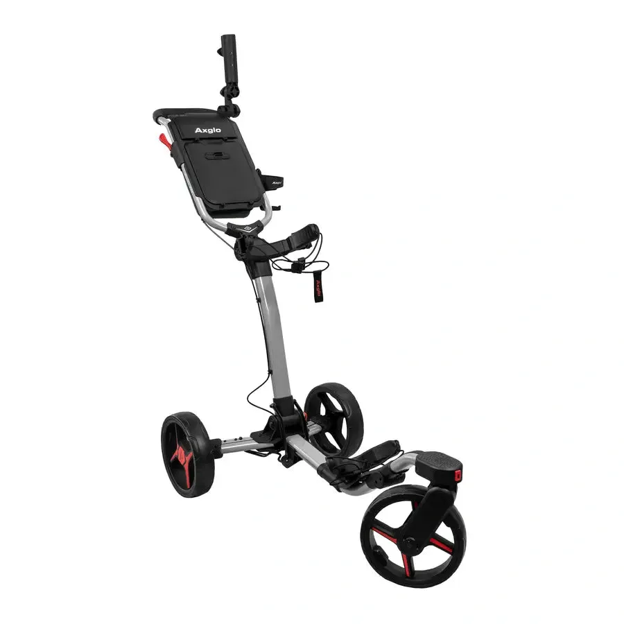 Axglo V3 Golf Push Cart w/ Storage Bag