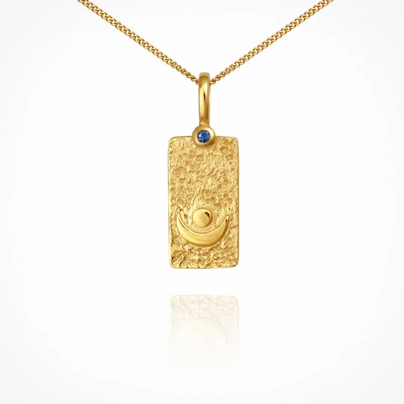 Ayla Moon Necklace - Gold