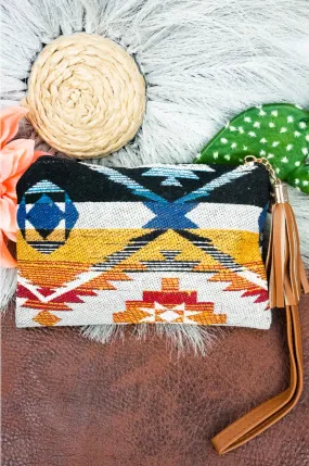 Aztec Cimmaron Tassle Wristlet