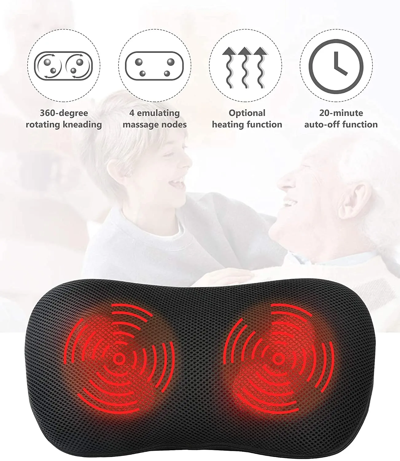 Back Massager Neck Massager Massage Pillow With Heat