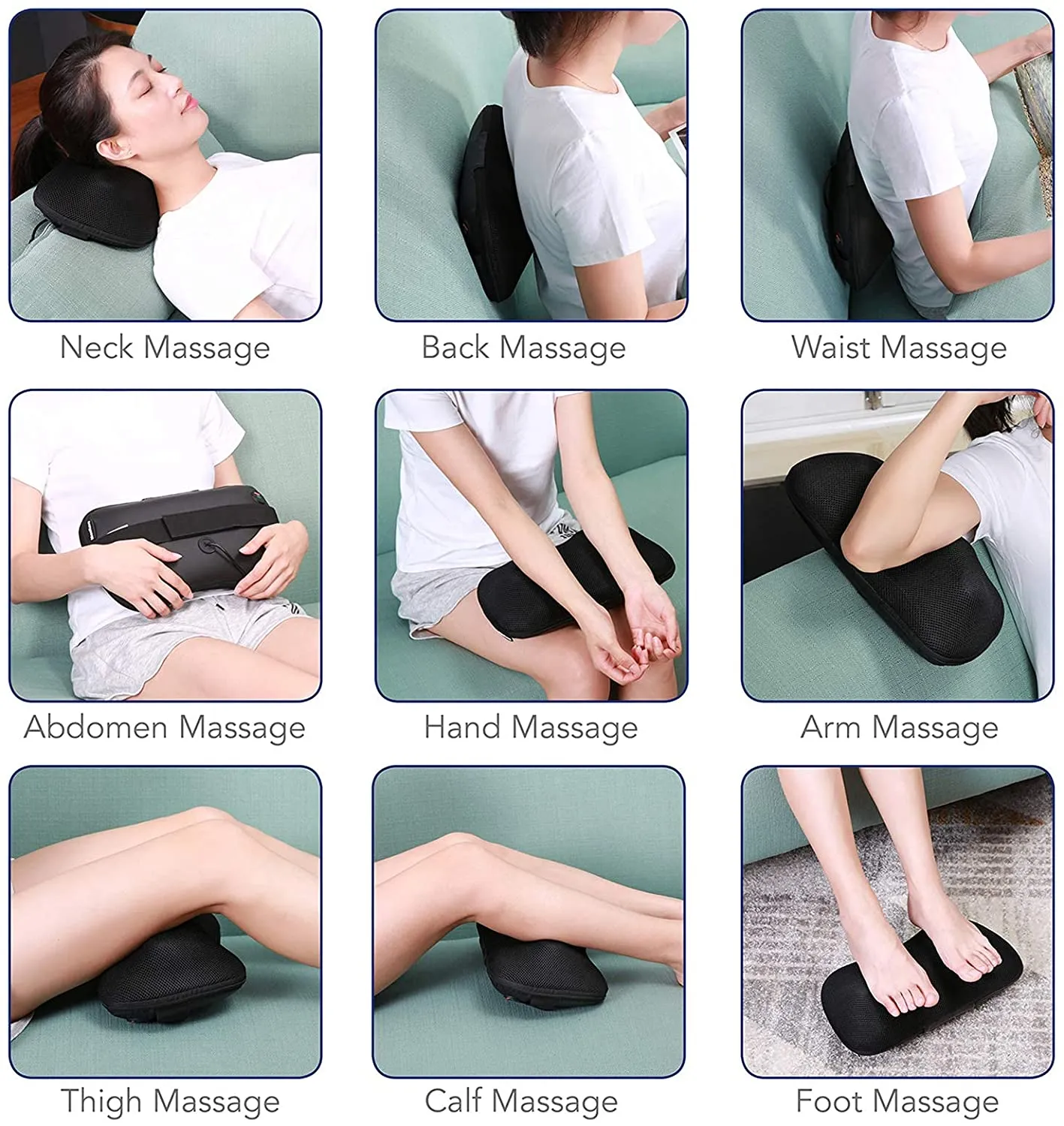 Back Massager Neck Massager Massage Pillow With Heat