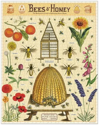  Bees & Honey  1000-Piece Puzzle