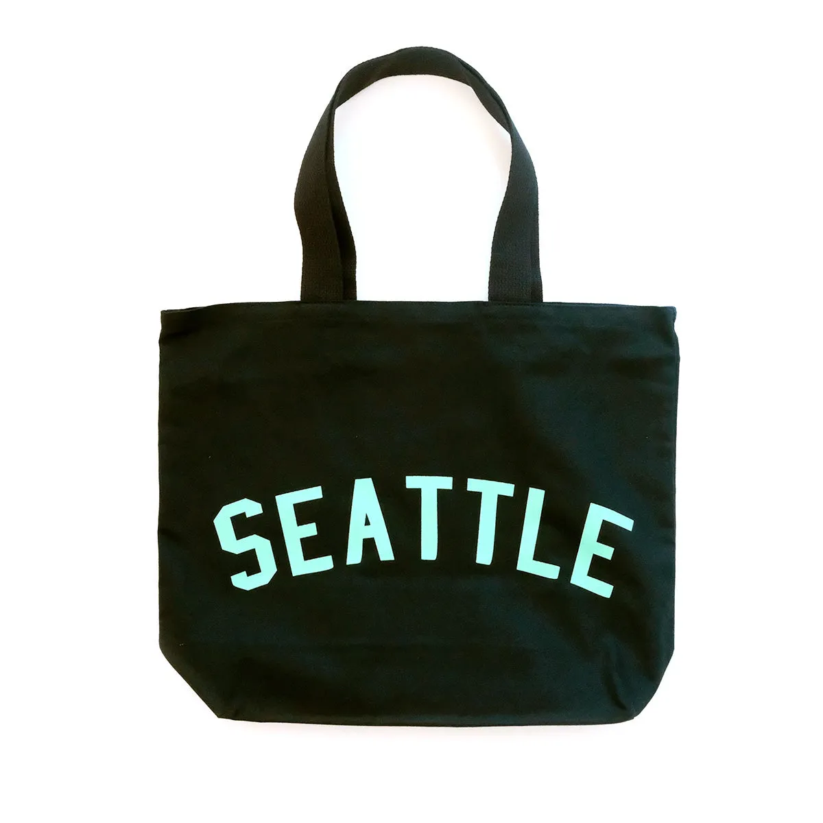 Black Seattle Pocket Tote - Mint