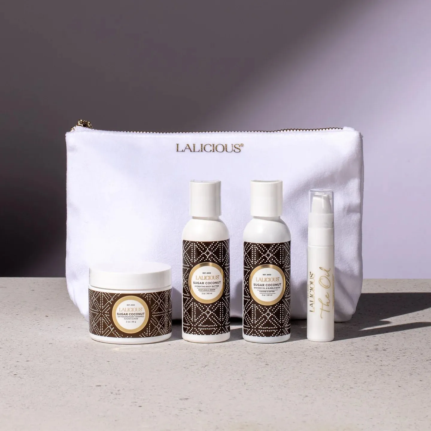 BROWN SUGAR TRAVEL SET - LALICIOUS