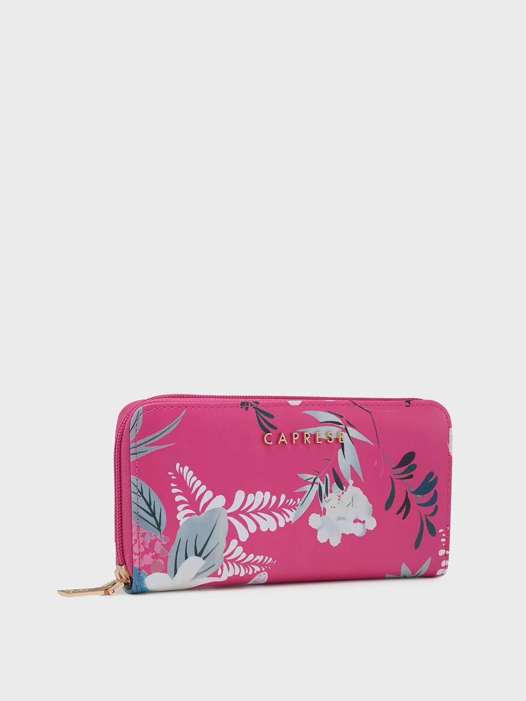 Caprese Gemma Zip Around Wallet Medium Dark Pink