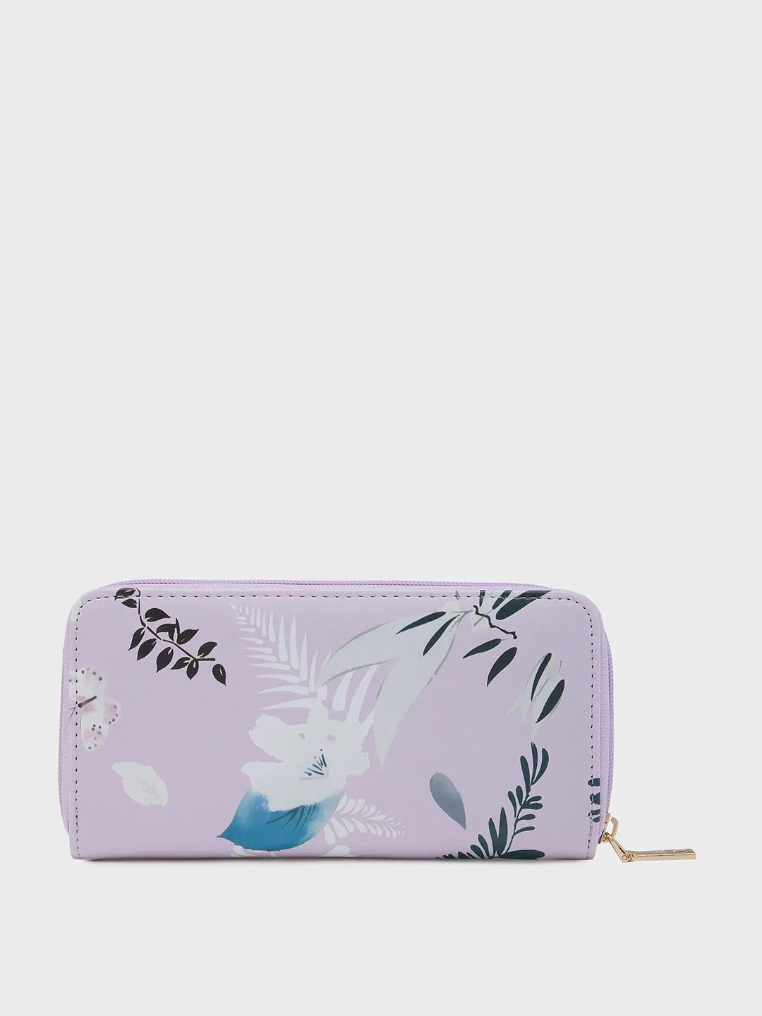 Caprese Gemma Zip Around Wallet Medium Purple