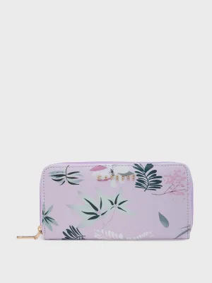 Caprese Gemma Zip Around Wallet Medium Purple