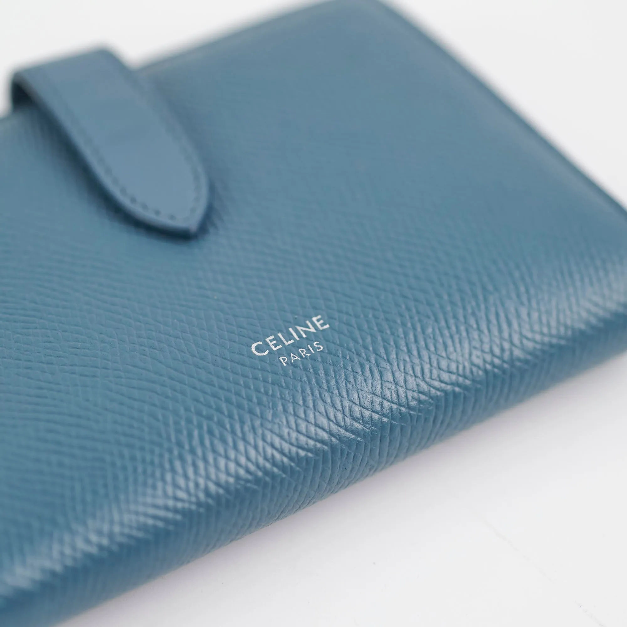 Celine Blue Fold Wallet