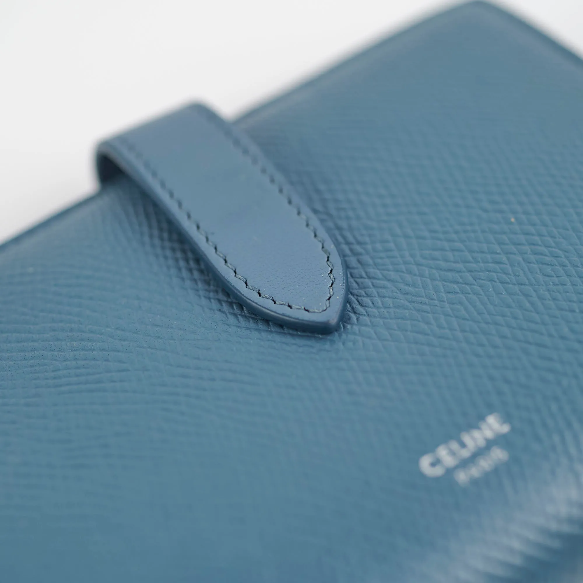 Celine Blue Fold Wallet