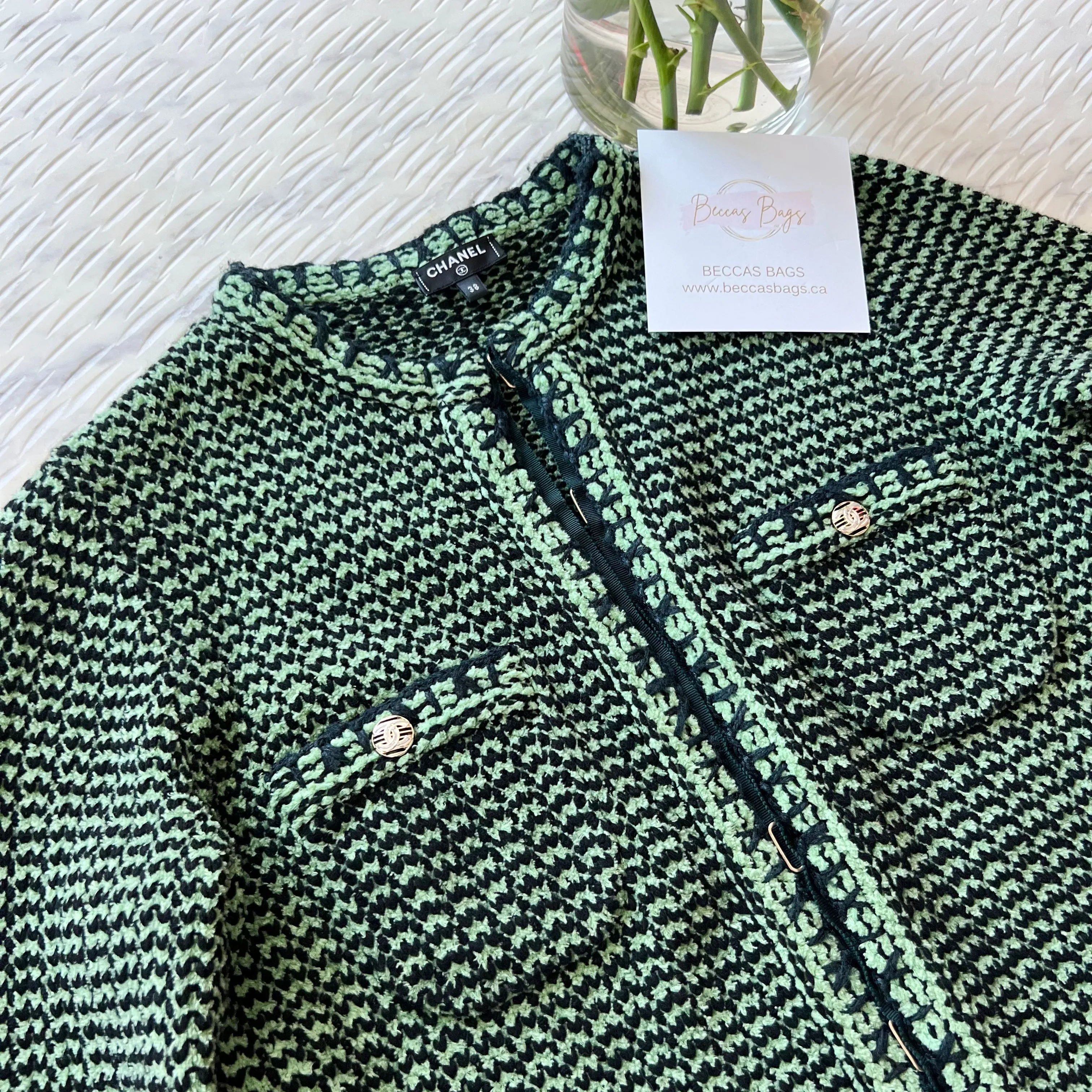 Chanel Cashmere CC Cardigan