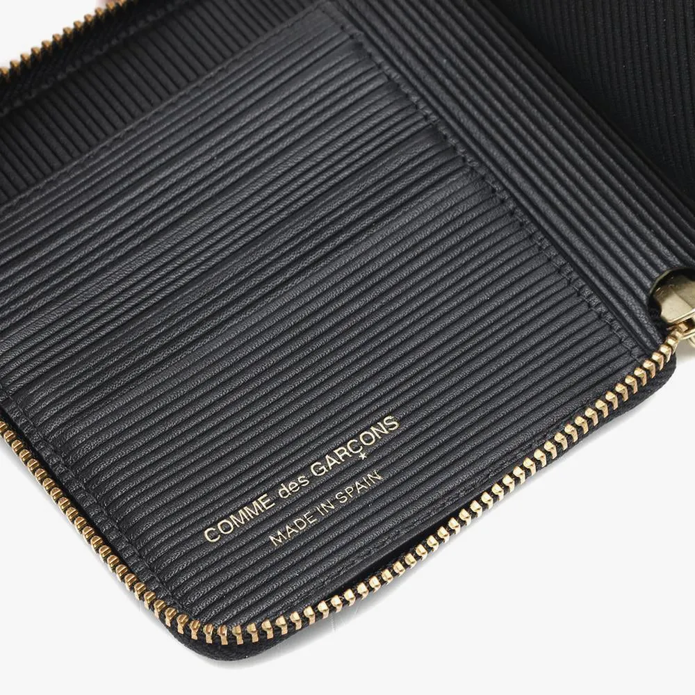 COMME des GARÇONS WALLET Intersection Zip Wallet / Black