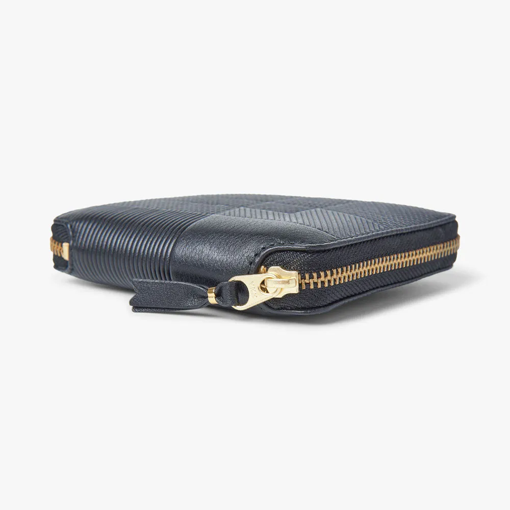 COMME des GARÇONS WALLET Intersection Zip Wallet / Black