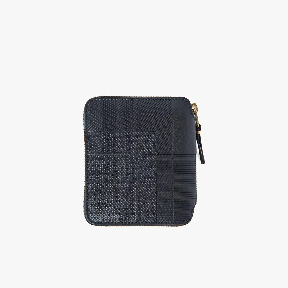 COMME des GARÇONS WALLET Intersection Zip Wallet / Black