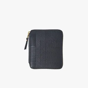 COMME des GARÇONS WALLET Intersection Zip Wallet / Black