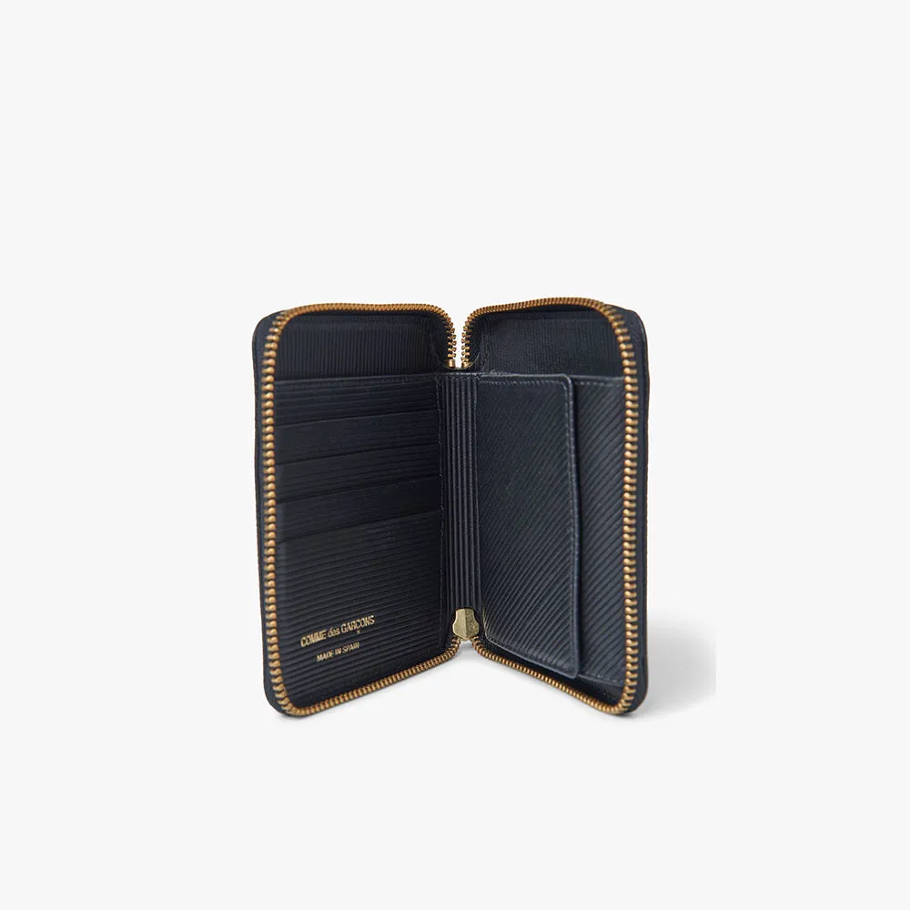 COMME des GARÇONS WALLET Intersection Zip Wallet / Black