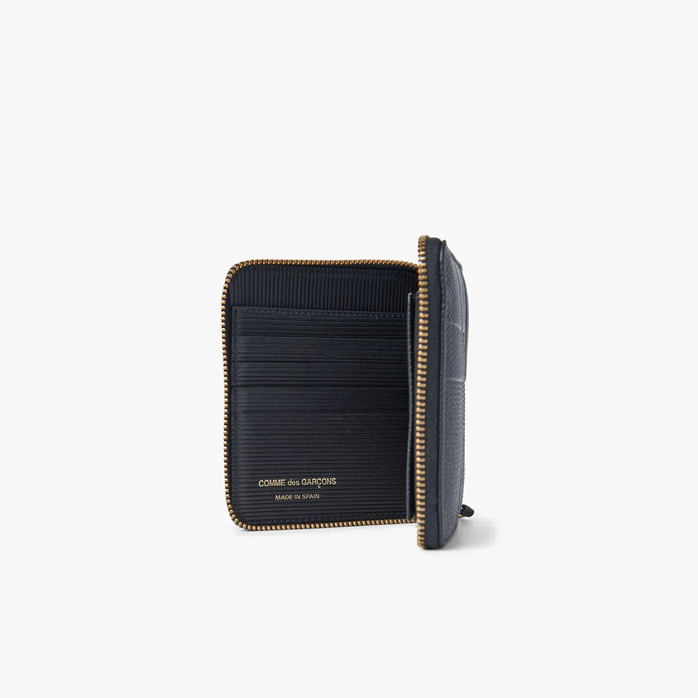 COMME des GARÇONS WALLET Intersection Zip Wallet / Black