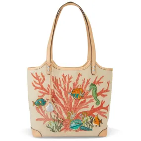 Coral Tote