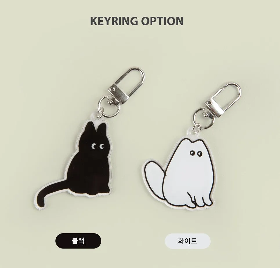 Cute Character Acrylic Keyring Accessory for Airpod Buzz Pouch Bags