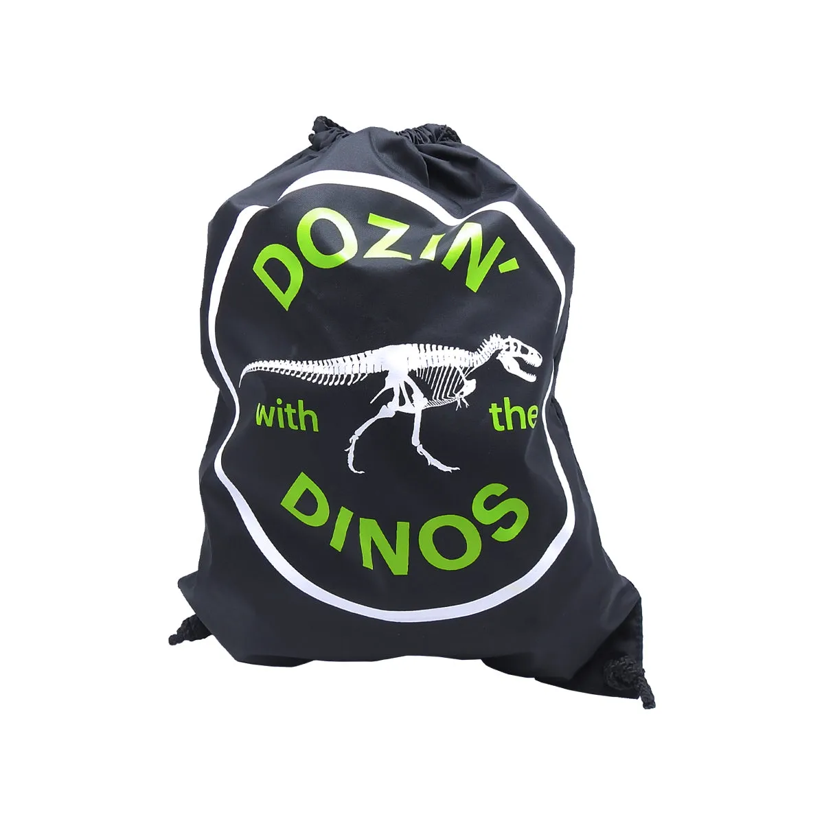 Dozin' with the Dinos Drawstring Bag