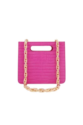 Edna in Fuchsia croc