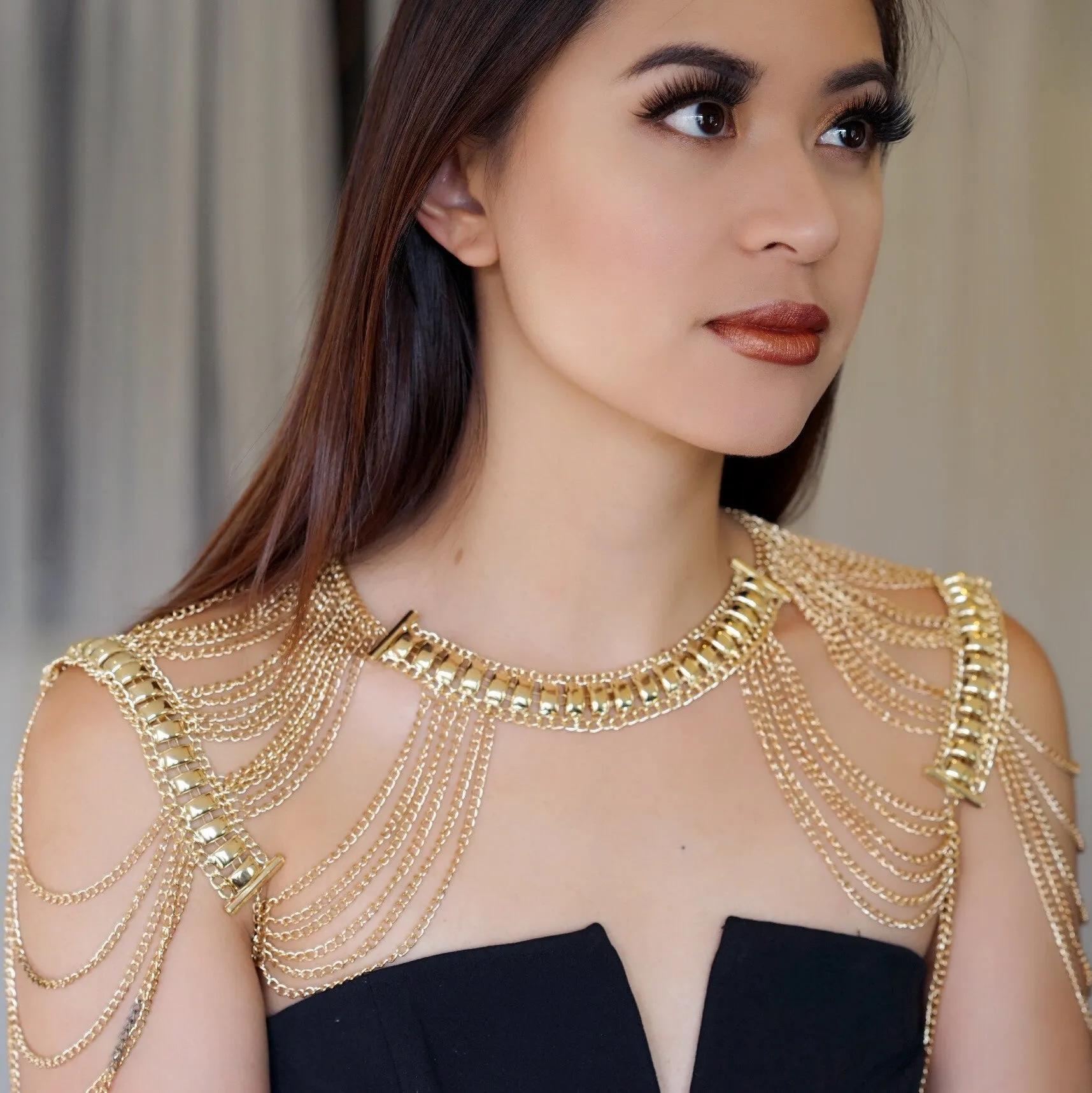 Golden Goddess Shoulder Chains