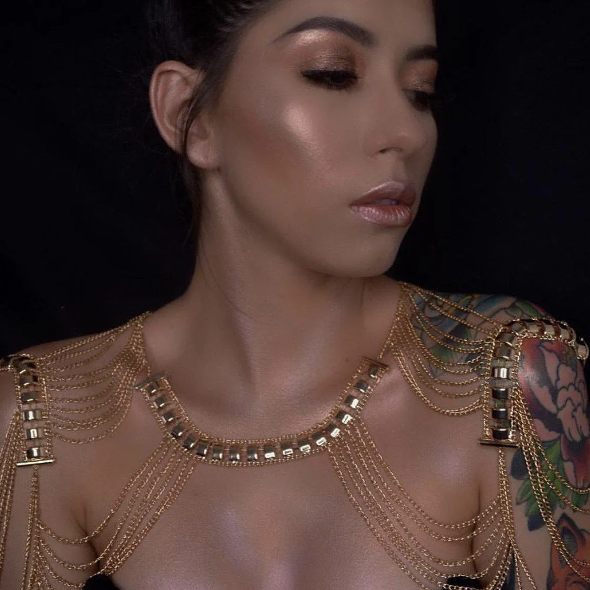 Golden Goddess Shoulder Chains