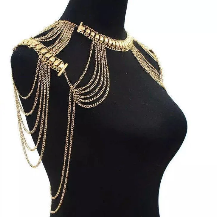 Golden Goddess Shoulder Chains