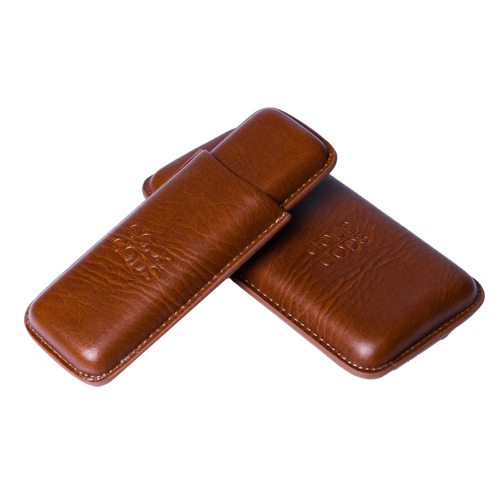 Golf Gods - Leather Cigar Pouch - 3 Cigars