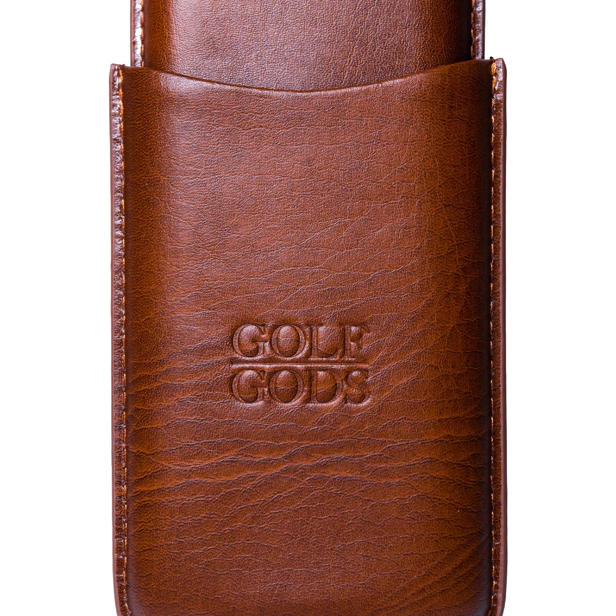 Golf Gods - Leather Cigar Pouch - 3 Cigars