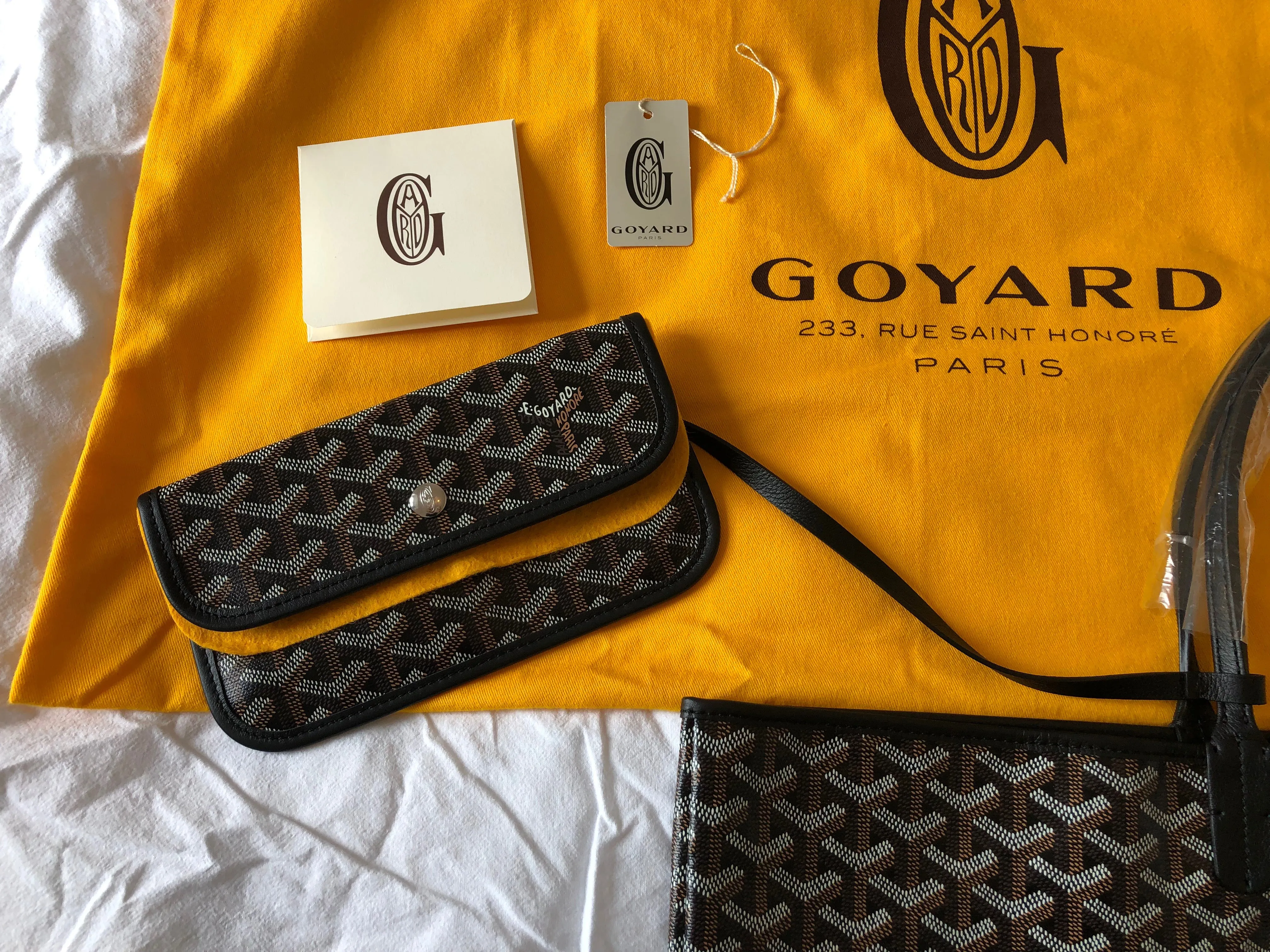 Goyard St. Louis Black GM Tote (NWT)