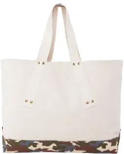 Grommet Canvas Tote