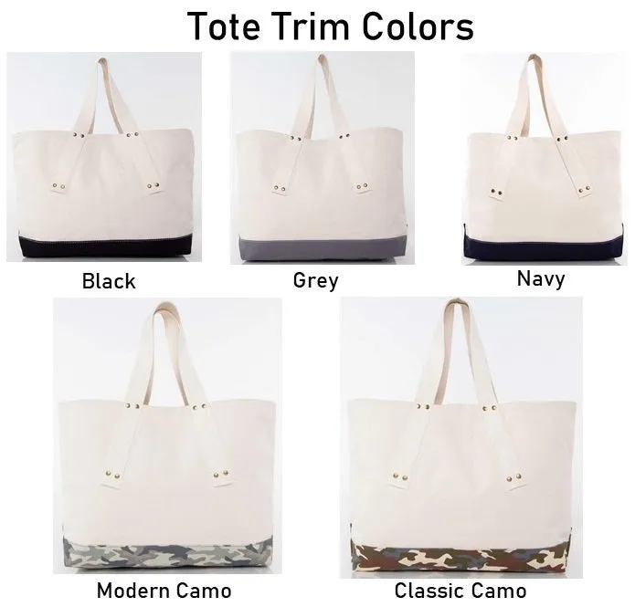 Grommet Canvas Tote