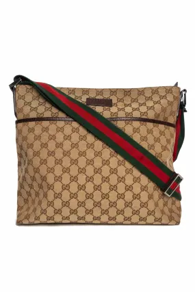 Gucci Web Flat Crossbody