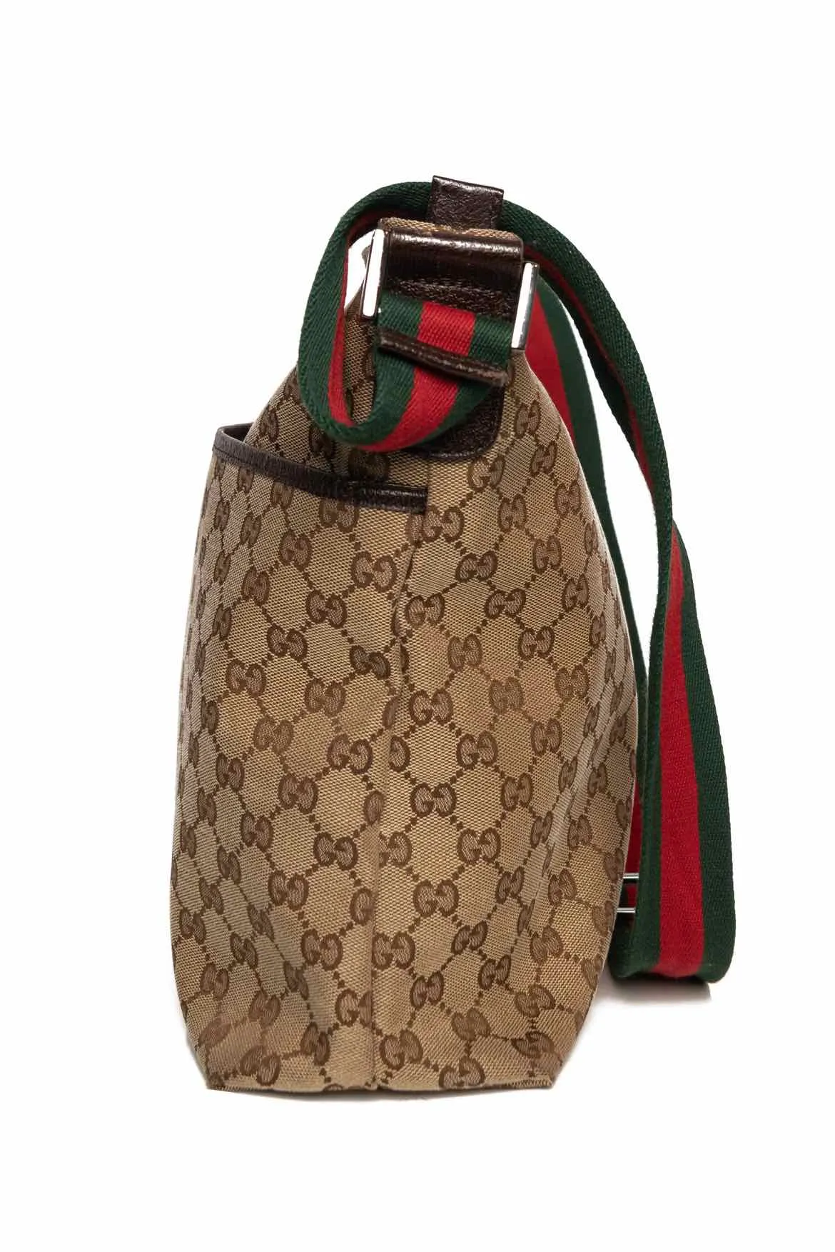 Gucci Web Flat Crossbody