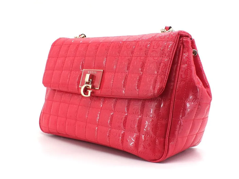 GUESS Kobo Shoulder Bag Borsa Tracolla Rosso Watermelon GG841119