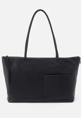 Hobo - Tripp East/West Tote Pebbled Black Leather