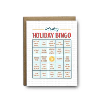 Holiday Movie Bingo | Greeting Card (SALE)