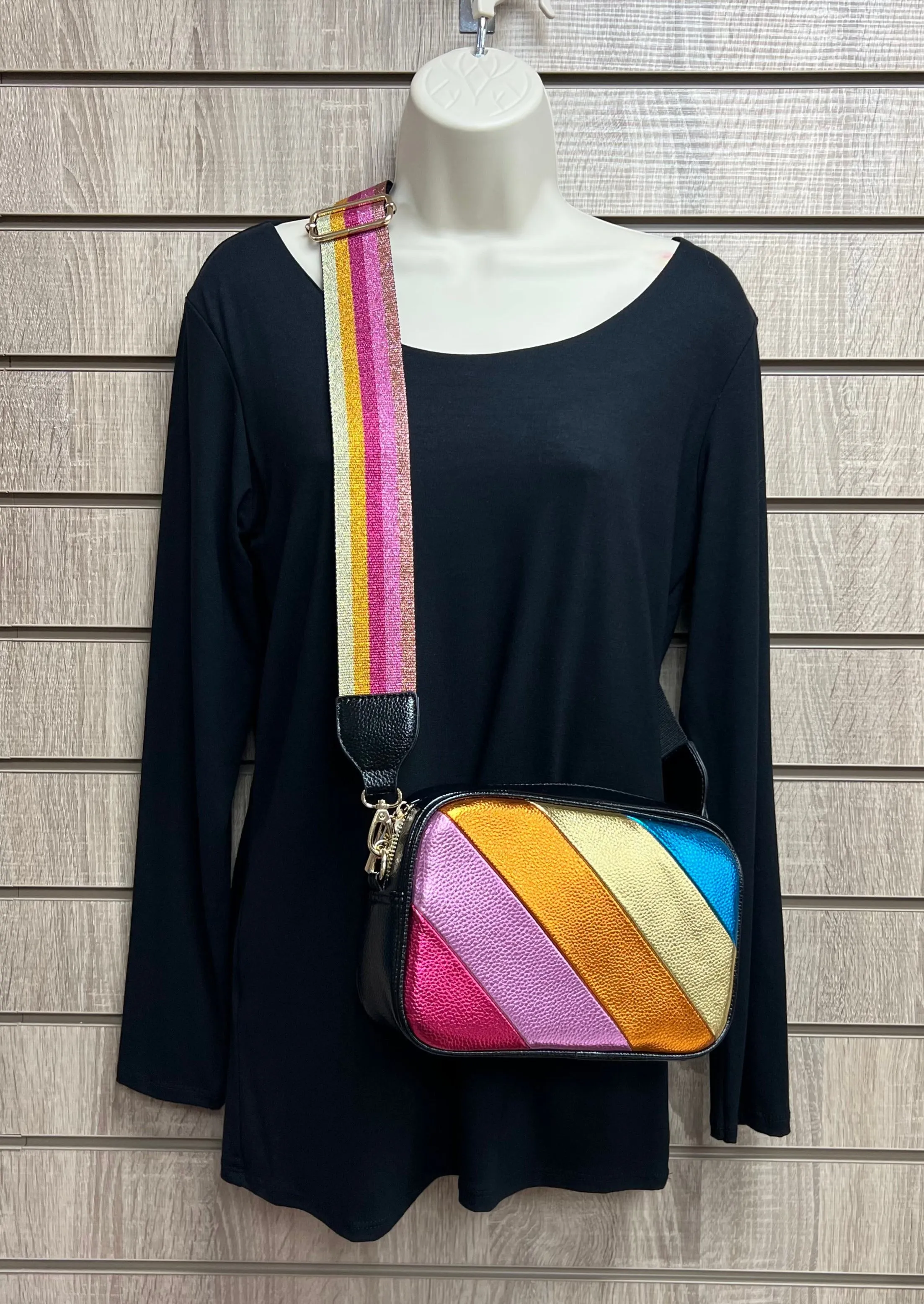 Inspired Rainbow Crossbody Bag