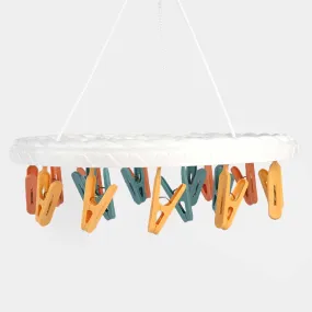 Deluxe Laundry Cloth Hanger Clips Set - Strong, Durable, and Rust-Resistant for Versatile Indoor and Outdoor Use