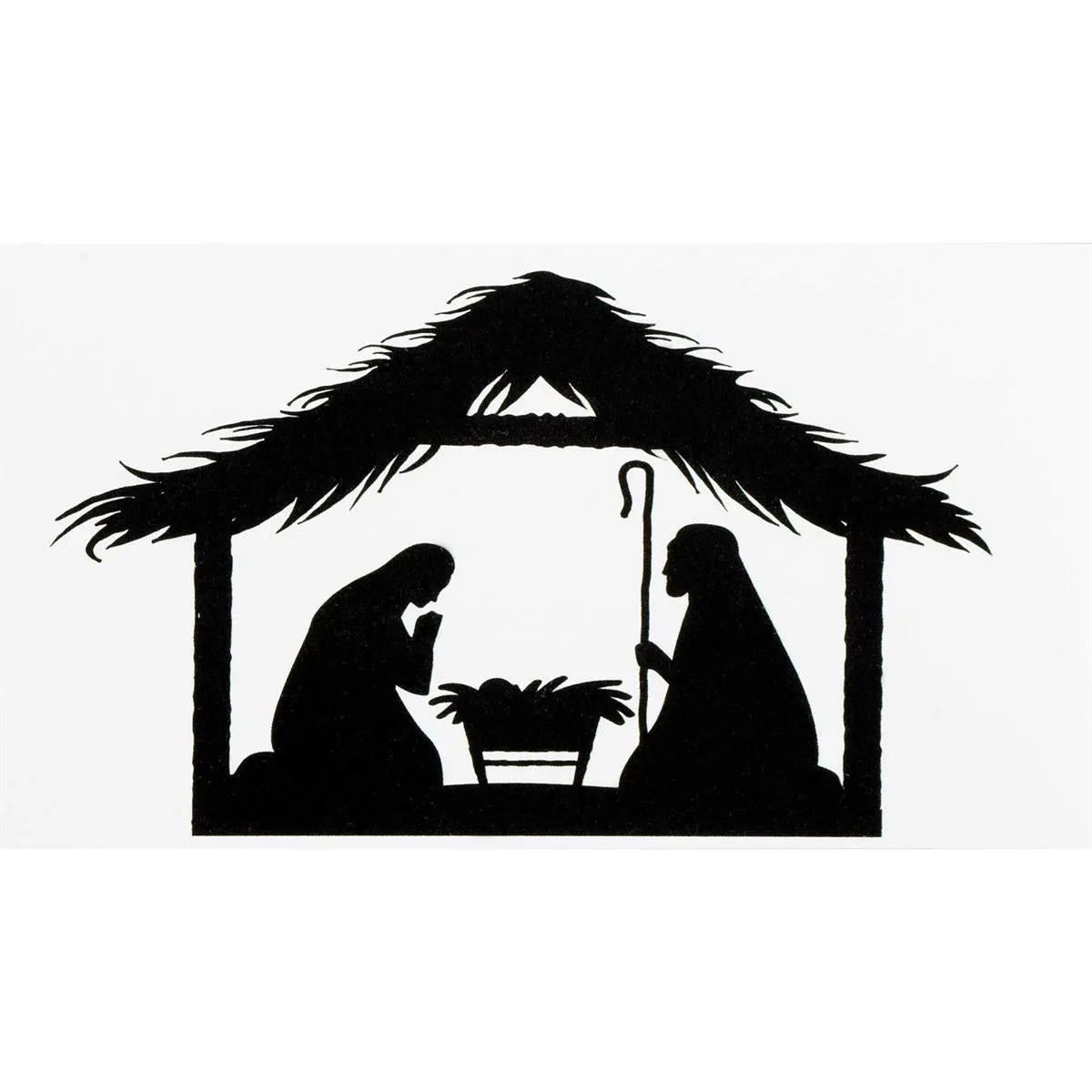 Magnet Holy Family Silhouette 5x2.75