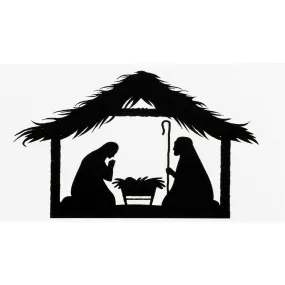 Magnet Holy Family Silhouette 5x2.75