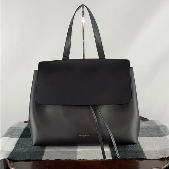 Mansur Gavriel Black Vegetable Tanned Lady Bag