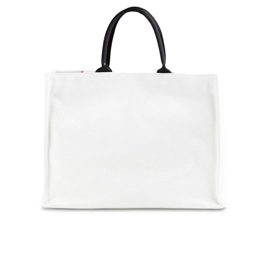 Marni x No Vacancy Inn Bey Tote Bag - Shell/Black