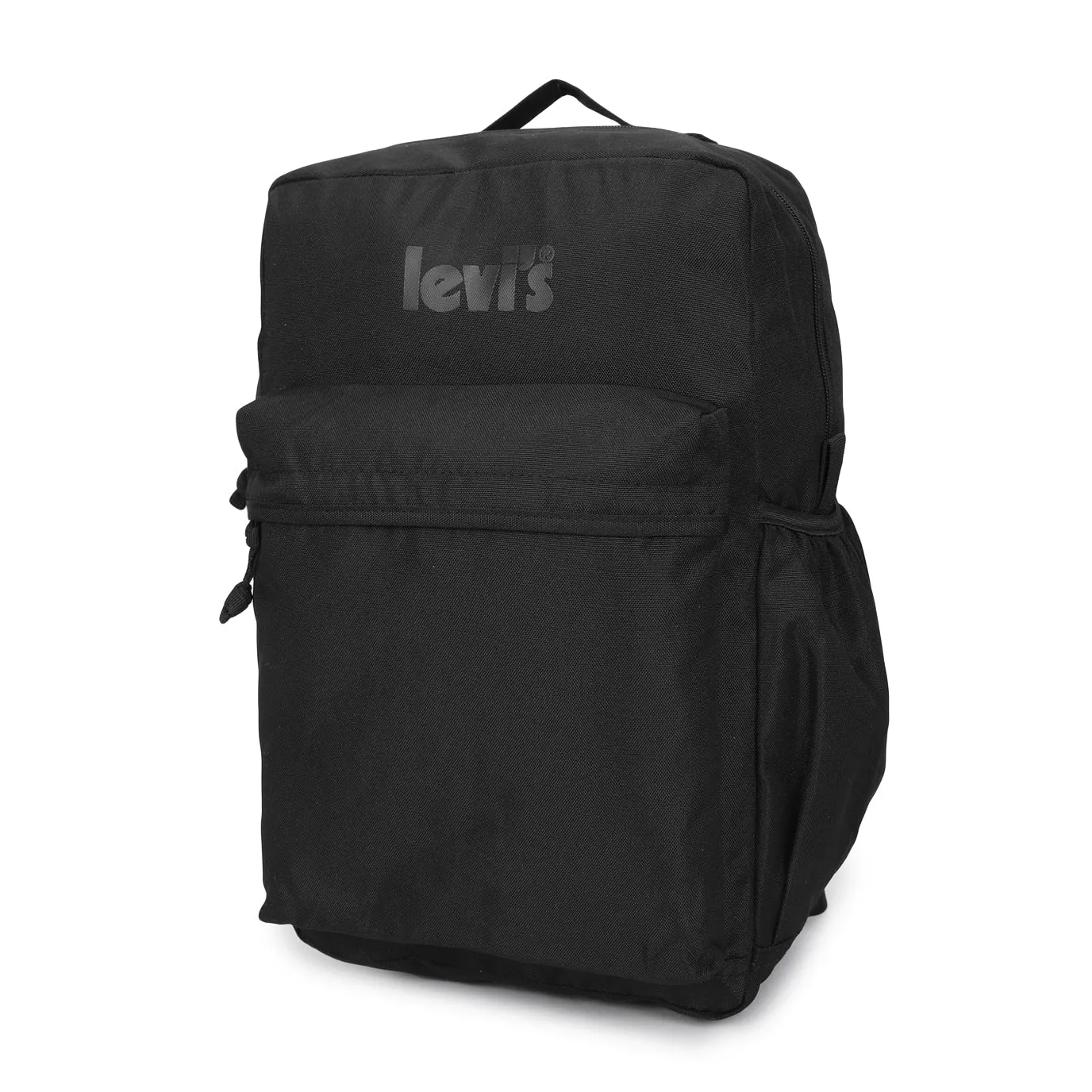 Men's Black Solid Backpack